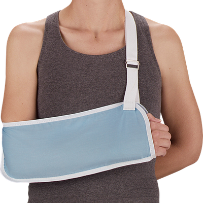 DEROYAL NARROW POUCH ARM SLING (PACKAGING - CASE) (SIZE - CHILD) (POUCH SIZE - 5” x 10”) (STRAP LENGTH - 1” x 28”)