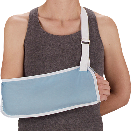 DEROYAL NARROW POUCH ARM SLING (PACKAGING - CASE) (SIZE - CHILD) (POUCH SIZE - 5” x 10”) (STRAP LENGTH - 1” x 28”)