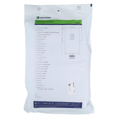 O & M Halyard -1x76x124" Sterile Sheet Drape 6x6" Fenestrated 89236