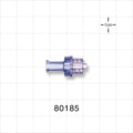 Check Valve, Female Luer Lock Inlet, Male Luer Lock Outlet - 1.5 - 5.6 psi CP - 80185