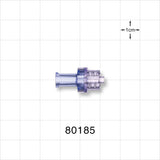 Check Valve, Female Luer Lock Inlet, Male Luer Lock Outlet - 1.5 - 5.6 psi CP - 80185
