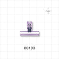 T Pressure Relief Valve - Top Port 0.281 inch OD; Bottom Ports 0.25 inch OD (7.1 mm, 6.4 mm); 9 psi - 12 psi CP - 80193