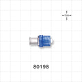 Check Valve, Female Luer Lock Inlet, Male Luer Lock Outlet; Coated Stem - 2.9 psi CP - 80198