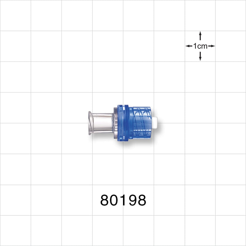 Check Valve, Female Luer Lock Inlet, Male Luer Lock Outlet; Coated Stem - 2.9 psi CP - 80198