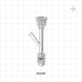 Hemostasis Valve Y Connector, Rotating Male Luer Lock, Female Luer Lock Sideport - 9 FR (0.118 inch, 3 mm) - 80208