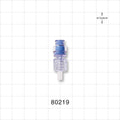 Needleless Injection Site, Swabbable, Female Luer Lock, Male Luer with Spin Lock -  - 80219