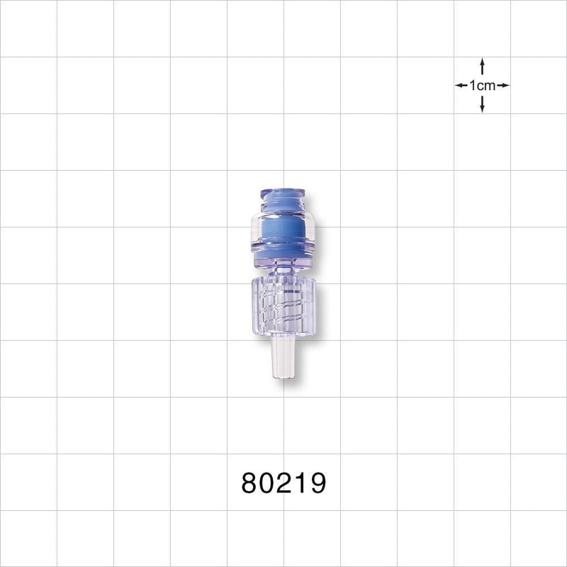 Needleless Injection Site, Swabbable, Female Luer Lock, Male Luer with Spin Lock -  - 80219