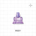 Vial Adapter with Needleless Swabbable Female Luer Lock - 20 mm - 80221