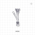 Hemostasis Valve Y Connector, Rotating Male Luer Lock, Female Luer Lock Sideport - 9 FR (0.118 inch, 3 mm) - 80326