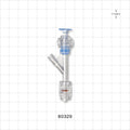 Hemostasis Valve Y Connector, One Handed, Rotating Male Luer Lock, Female Luer Lock Sideport - 0 FR - 9 FR (0 inch - 0.118 inch, 0 mm - 3 mm) - 80329
