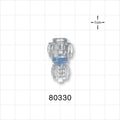 Tuohy Borst Adapter  FLO 30, Male Luer Lock - 0 FR - 9 FR (0 inch - 0.118 inch, 0 mm - 3 mm) - 80330