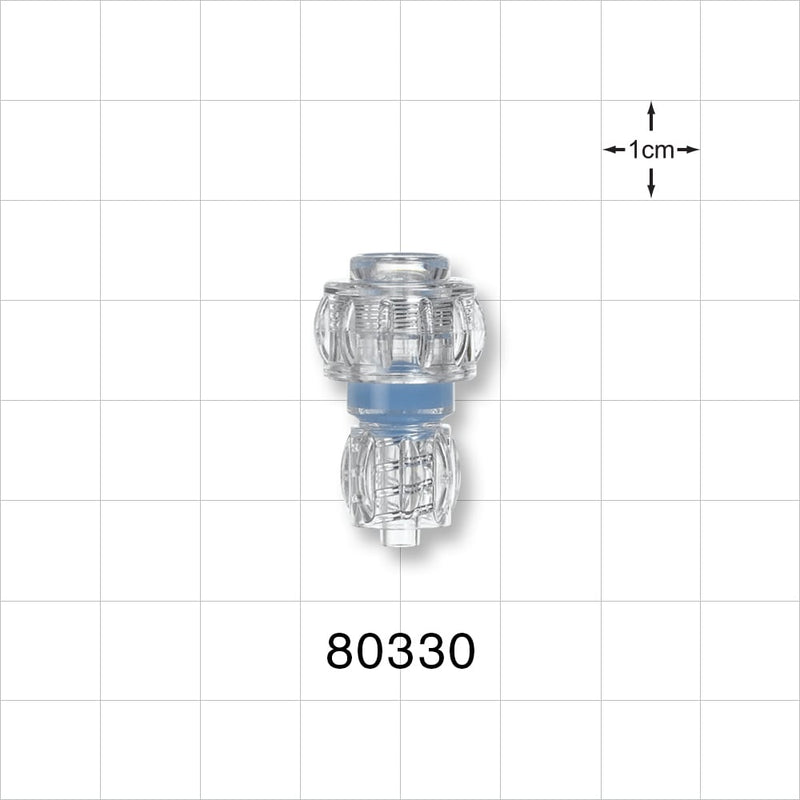 Tuohy Borst Adapter  FLO 30, Male Luer Lock - 0 FR - 9 FR (0 inch - 0.118 inch, 0 mm - 3 mm) - 80330