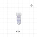 Tuohy Borst Adapter, Male Luer Spin Lock - 2.7 FR (0.035 inch, 0.89 mm) - 80343
