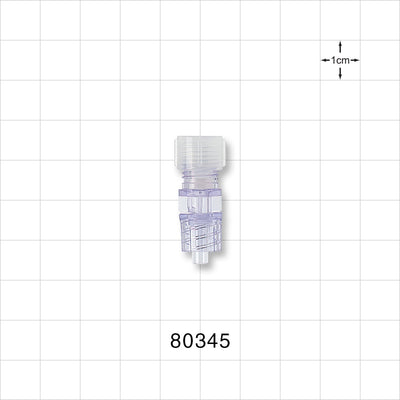 Tuohy Borst Adapter, Male Luer Spin Lock - 9 FR (0.118 inch, 3 mm) - 80345