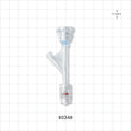 Hemostasis Valve Y Connector, Rotating Male Luer Lock, Female Luer Lock Sideport - 9 FR (0.118 inch, 3 mm) - 80348