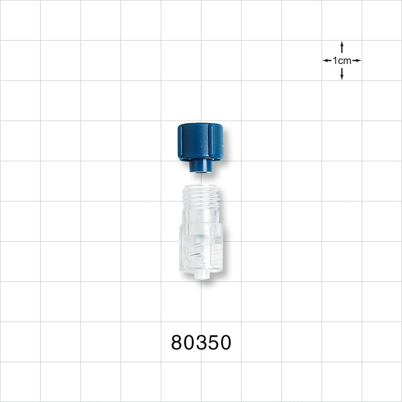 Tuohy Borst Adapter, Male Luer Lock - 9 FR (0.118 inch, 3 mm) - 80350
