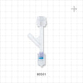 Hemostasis Y Connector, Rotating Male Luer Lock, Female Luer Lock Sideport - 9 FR (0.118 inch, 3 mm) - 80351