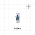 Luer Activated Valve, Female Luer Lock, Tubing Port - 0.295 inch OD (7.5 mm) - 80362