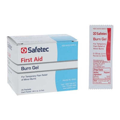 Safetec Of America Inc Safetec Burn Relief Gel 1/8oz 25/Box — 50000