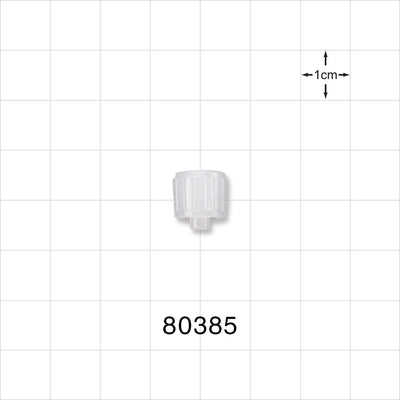 Male Luer Cap, Vented, Natural -  - 80385