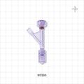 Hemostasis Valve Y Connector, Rotating Male Luer Lock, Female Luer Lock Sideport - 0 FR - 9 FR (0 inch - 0.118 inch, 0 mm - 3 mm) - 80395