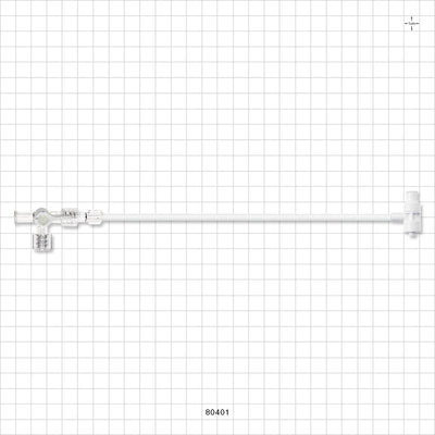 Hemostasis Valve with sideport line - 7 FR - 9 FR (0.091 inch - 0.118 inch, 2.3 mm - 3 mm); 9.5 inch Length (241.3 mm) - 80401