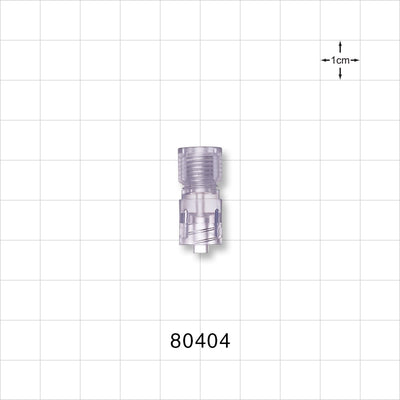 Tuohy Borst Adapter, Male Luer Lock - 8 FR (0.106 inch, 2.7 mm) - 80404