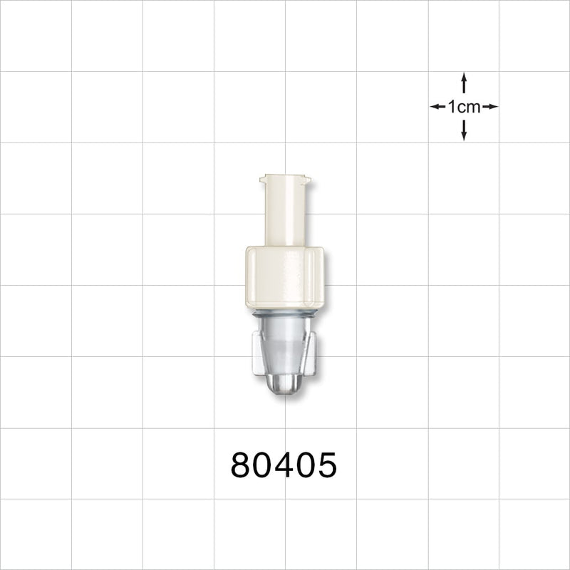 Tuohy Borst Adapter. Female Luer Lock - 5 FR (0.066 inch, 1.67 mm) - 80405