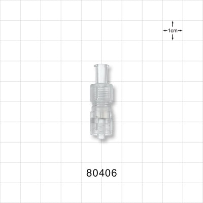 Tuohy Borst Adapter, Female Luer Lock, Male Luer Lock - 4 FR (0.052 inch, 1.35 mm) - 80406