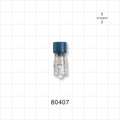 Tuohy Borst Adapter, Male Luer Lock - 5 FR (0.066 inch, 1.67 mm) - 80407