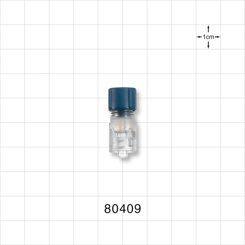 Tuohy Borst Adapter, Male Luer Lock - 6 FR (0.078 inch, 2 mm) - 80409