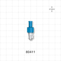 Tuohy Borst Adapter, Female Luer Lock - 4.5 FR (0.057 inch, 1.45 mm) - 80411