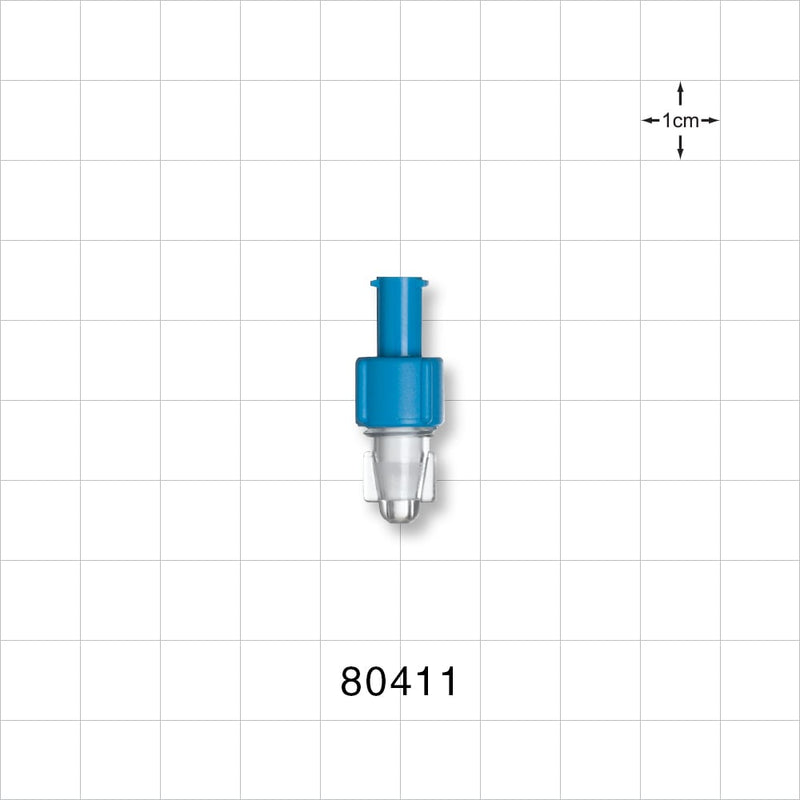 Tuohy Borst Adapter, Female Luer Lock - 4.5 FR (0.057 inch, 1.45 mm) - 80411