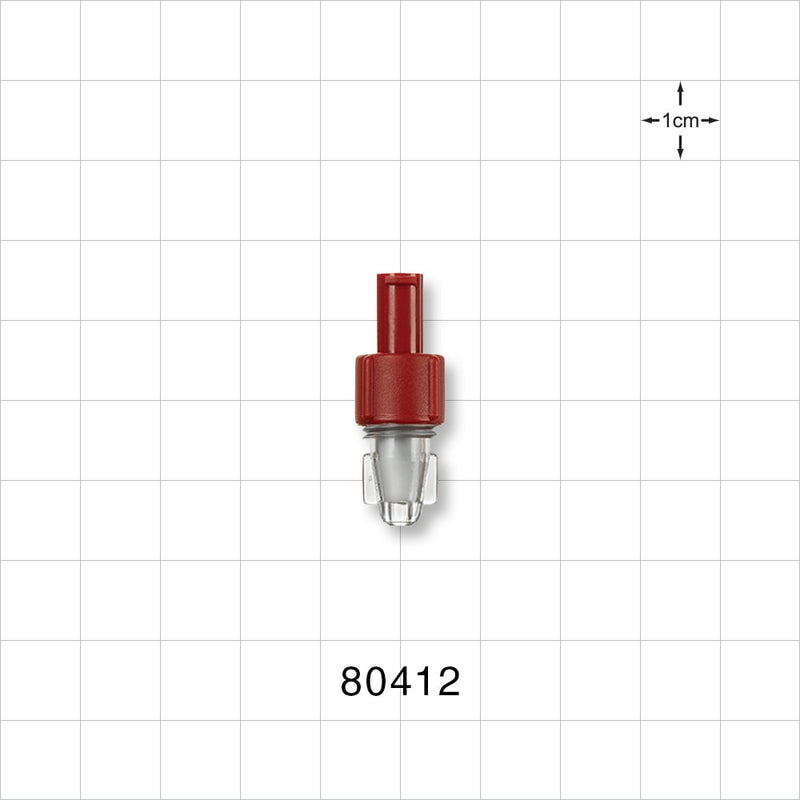 Tuohy Borst Adapter, Female Luer Lock - 6 FR (0.078 inch, 2 mm) - 80412