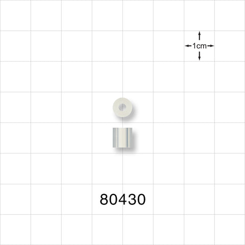 Tuohy Borst Adapter Gasket, Extruded Style - 8 FR; 0.106 inch ID x 0.25 inch OD x 0.25 inch LG (2.7 mm x 6.4 mm x 6.4 mm) - 80430