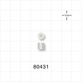 Tuohy Borst Adapter Gasket, Extruded Style - 6 FR; 0.079 inch ID x 0.25 inch OD x 0.25 inch LG (2 mm x 6.4 mm x 6.4 mm) - 80431