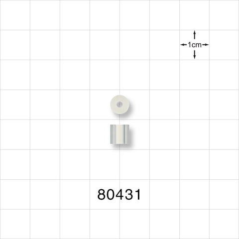 Tuohy Borst Adapter Gasket, Extruded Style - 6 FR; 0.079 inch ID x 0.25 inch OD x 0.25 inch LG (2 mm x 6.4 mm x 6.4 mm) - 80431