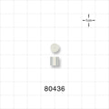 Tuohy Borst Adapter Gasket, Extruded Style - 2 FR; 0.025 inch ID x 0.25 inch OD x 0.25 inch LG (0.64 mm x 6.4 mm x 6.4 mm) - 80436
