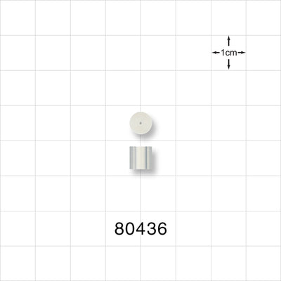 Tuohy Borst Adapter Gasket, Extruded Style - 2 FR; 0.025 inch ID x 0.25 inch OD x 0.25 inch LG (0.64 mm x 6.4 mm x 6.4 mm) - 80436