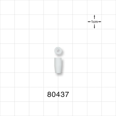 Tuohy Borst Adapter Gasket, Molded Style - 6 FR; 0.079 inch ID x 0.2 - 0.155 inch OD x 0.415 inch LG (2 mm x 5 mm -3.9 mm x 10.5 mm) - 80437