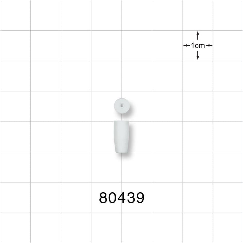 Tuohy Borst Adapter Gasket, Molded Style - 3 FR; 0.039 inch ID x 0.2 - 0.155 inch OD x 0.415 mm LG (1 mm x 5 mm -3.9 mm x 10.5 mm) - 80439