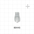 Tuohy Borst Adapter Body, Male Luer Lock - 0.12 inch Thru Hole (3 mm) - 80445