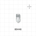 Tuohy Borst Adapter Body, Snap Style - 0.089 inch Thru Hole (2.3 mm) - 80446
