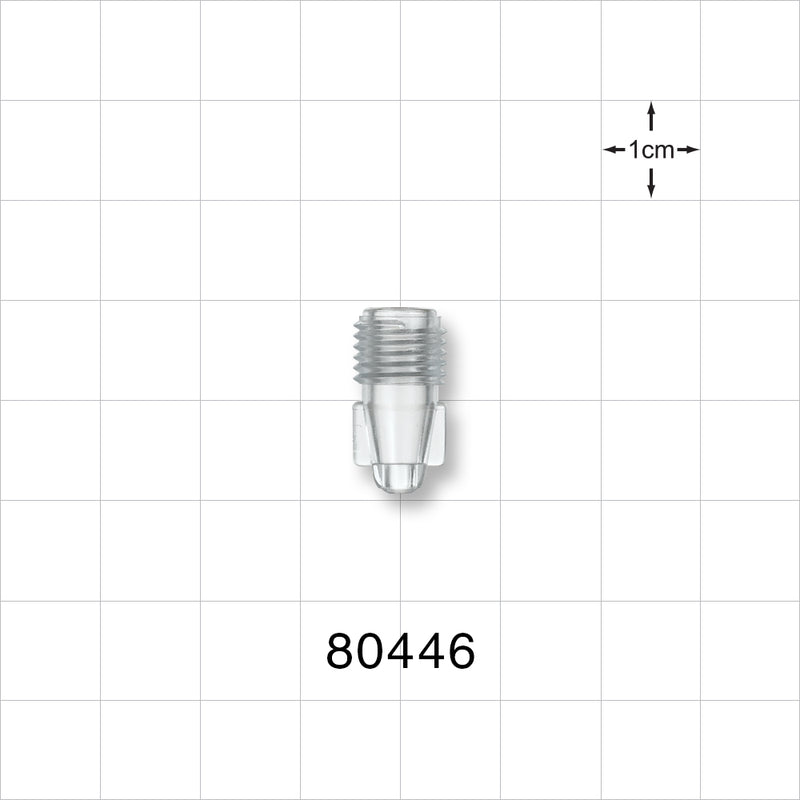 Tuohy Borst Adapter Body, Snap Style - 0.089 inch Thru Hole (2.3 mm) - 80446