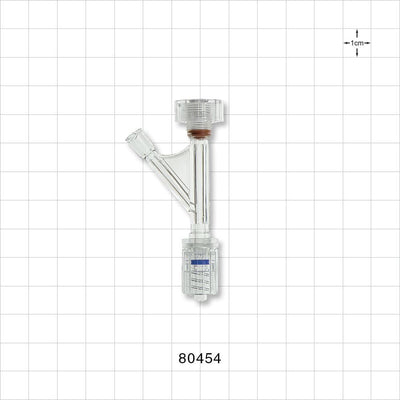 Hemostasis Valve Y Connector, Rotating Male Luer Lock, Female Luer Lock Sideport - 10 FR (0.13 inch, 3.3 mm) - 80454
