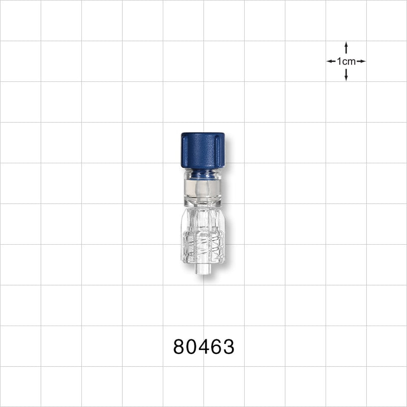 Tuohy Borst Adapter, Male Luer Spin Lock - 2 FR (0.026 inch, 0.67 mm) - 80463