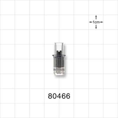 Luer Activated Valve, Female Luer Slip, Tubing Port - 0.3 inch OD (7.6 mm) - 80466