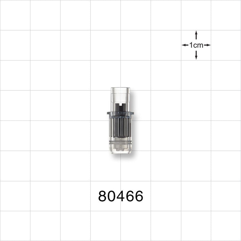 Luer Activated Valve, Female Luer Slip, Tubing Port - 0.3 inch OD (7.6 mm) - 80466