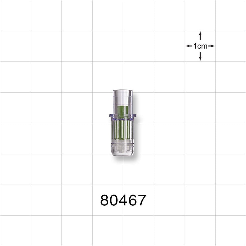Luer Activated Valve, Female Luer Slip - 0.295 inch OD (7.49 mm) - 80467