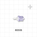 Check Valve, Barbed Inlet, Male Luer Lock Outlet - Fits 3/32 inch ID Tubing (0.094 inch, 2.38 mm); 0.087 psi CP - 80506